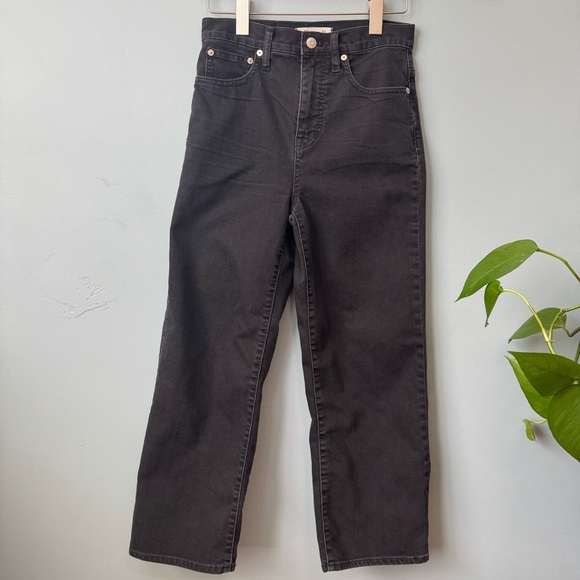 Madewell Slim Wide Leg Crop Jeans in Lunar Wash. Women’s 26 (actual 28X25) - Picture 2 of 15